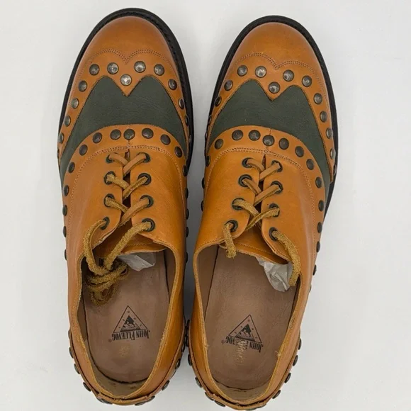 John Fluevog The Living 2.0 Studly, Studded Wingtip Oxford Shoes